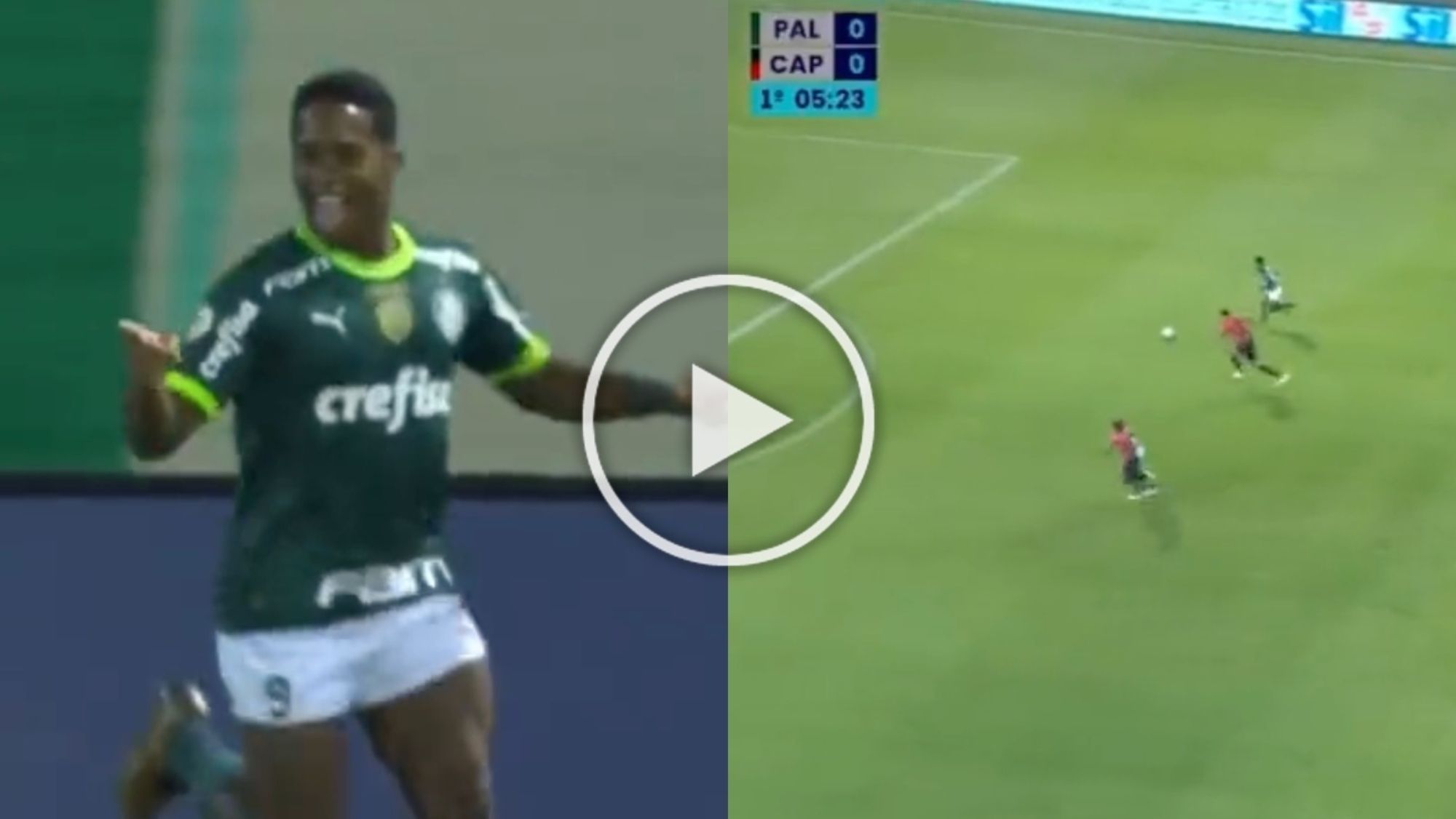 Endrick, desatado antes de llegar al Real Madridvean su nuevo golazo en Brasil