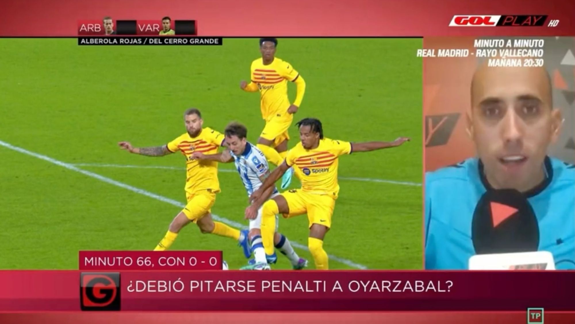 La TV de Roures la lía con su árbitro culé tras el penalti perdonado al Barçaes la excusa del sigl La TV de Roures la lía con su árbitro culé tras el penalti perdonado al Barçaes la excusa del sigl