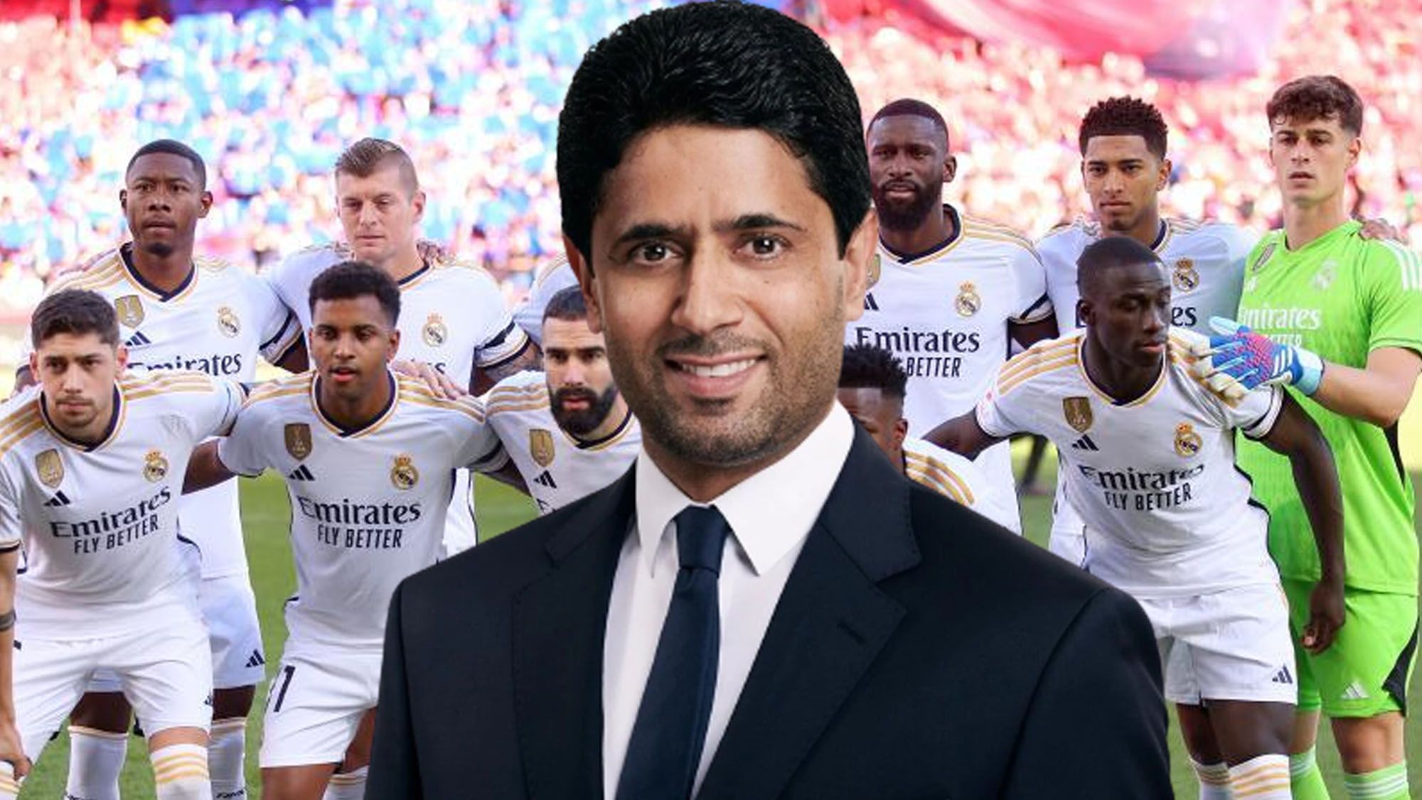 Al Khelaifi prepara su venganza: asume el adiós de Mbappé, pero atacará al Real Madrid Al Khelaifi prepara su venganza: asume el adiós de Mbappé, pero atacará al Real Madrid