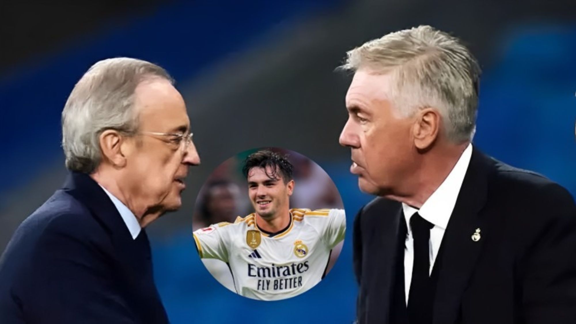 Desvelan la conversación entre Florentino y Ancelotti sobre Brahim No fue una p...