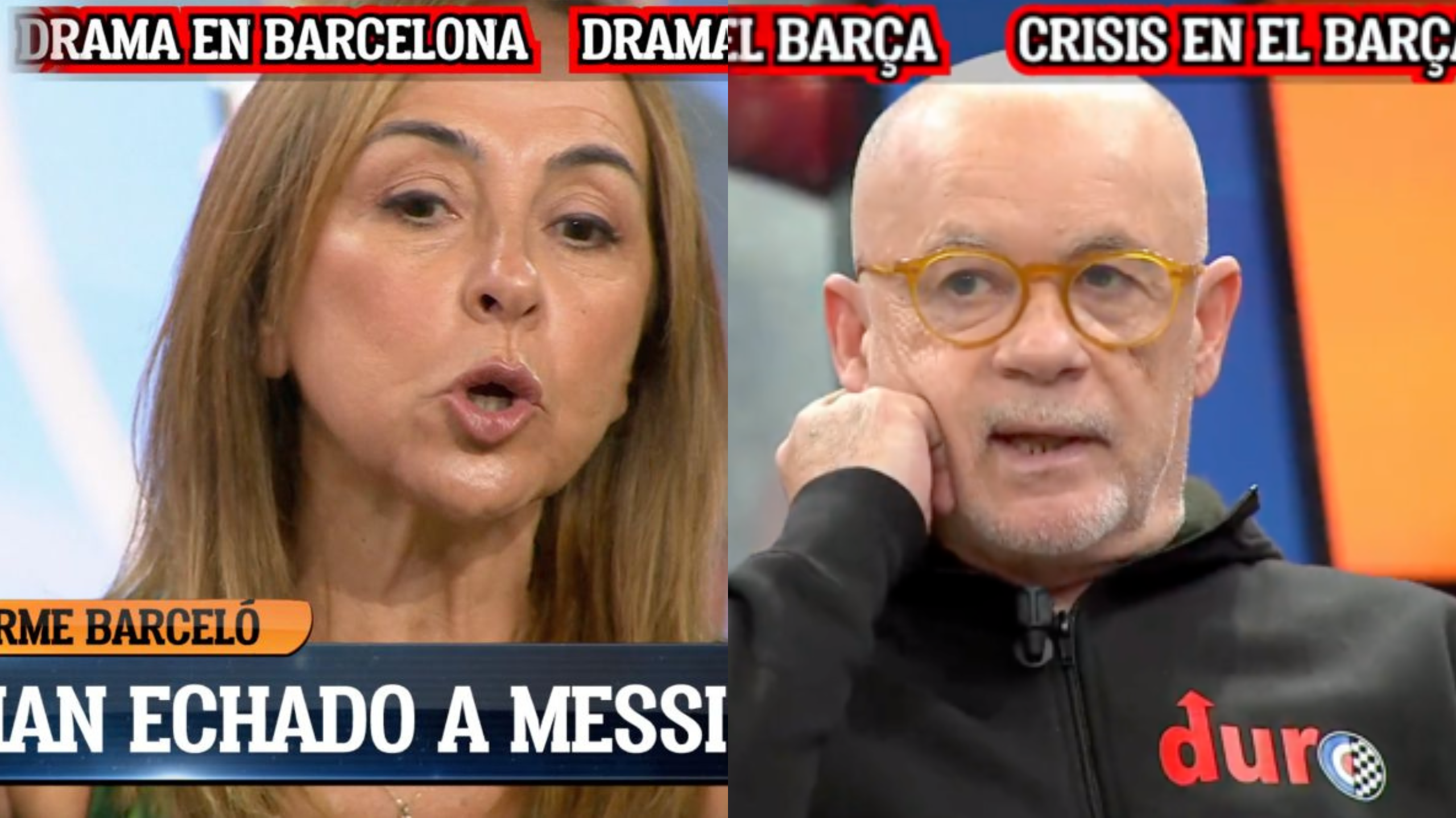 Carme Barceló y Alfredo Duro se las tuvieron por el partido de octavos de Argentina frente a Australia