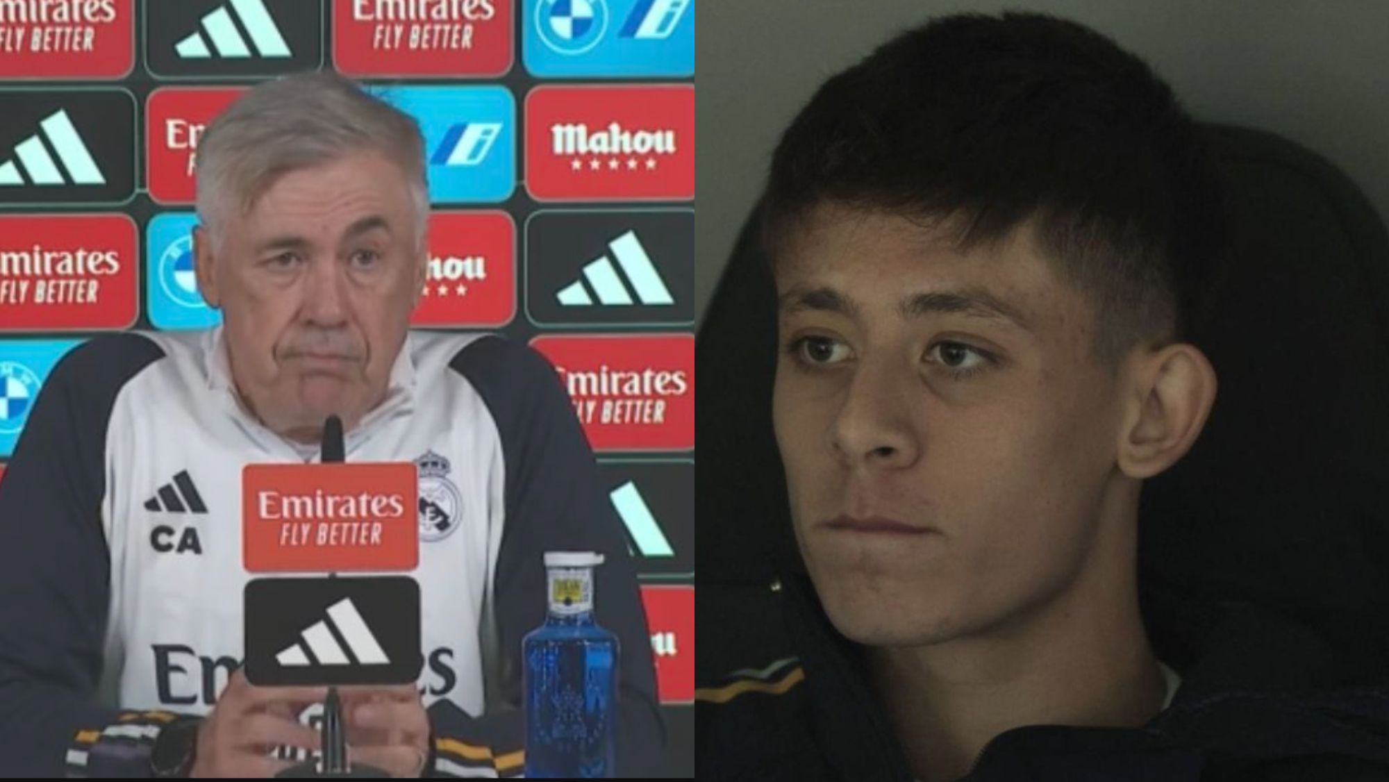 Ancelotti ha confirmado la ausencia de Güler