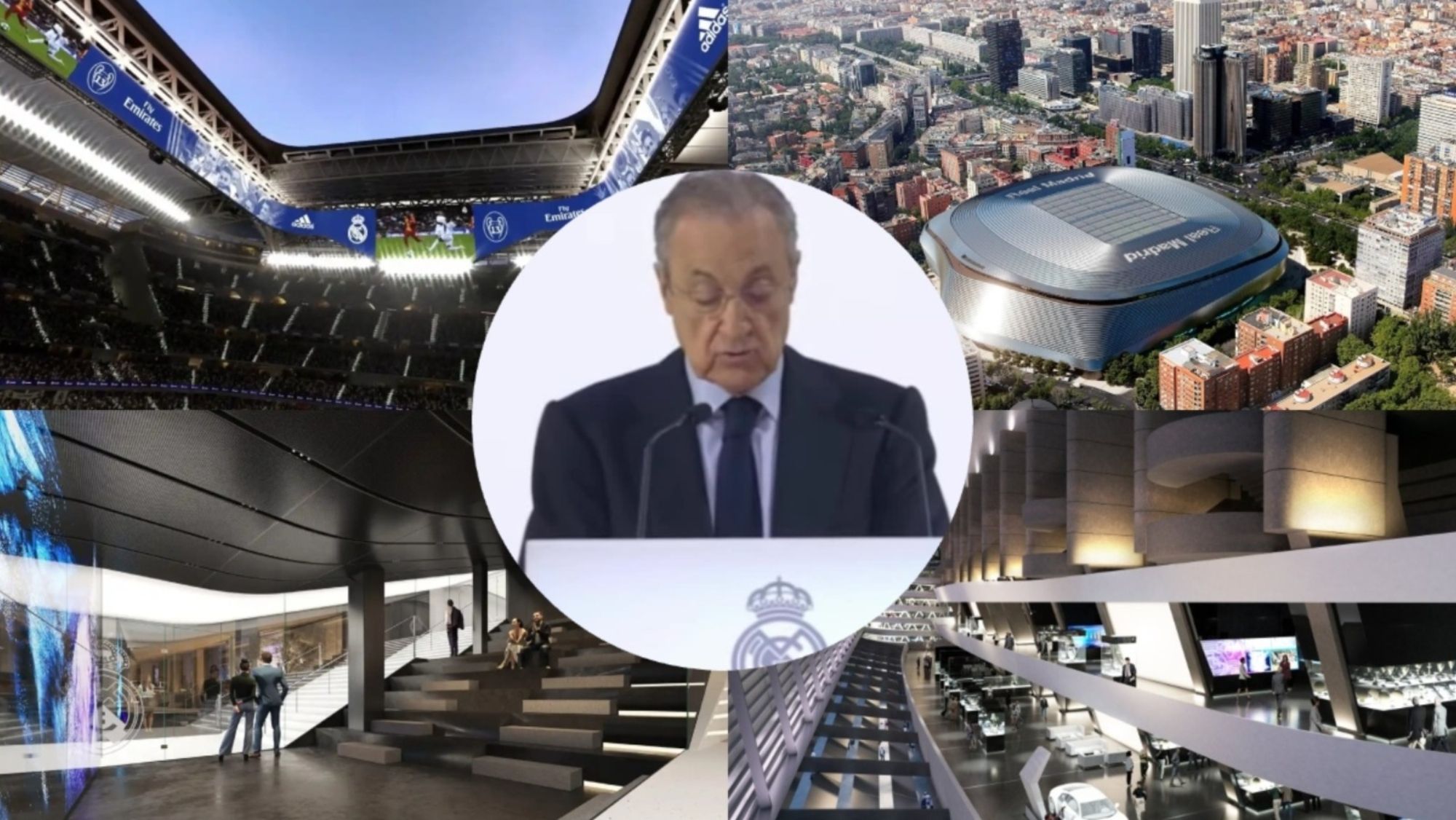 Por qué el Bernabéu no puede tener más capacidad: Florentino Pérez lo desvela Por qué el Bernabéu no puede tener más capacidad: Florentino Pérez lo desvela