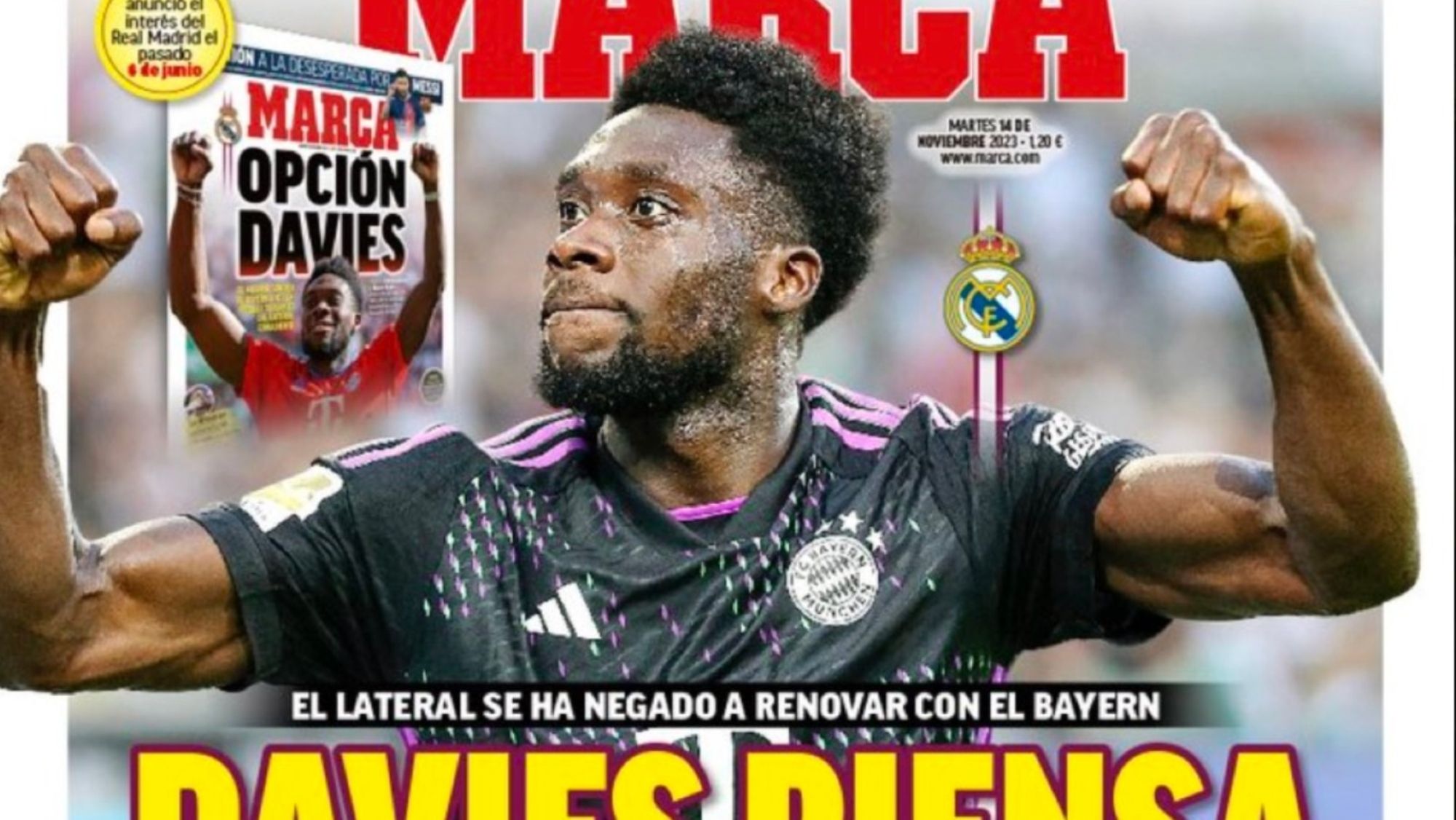 Giro radical al futuro de Alphonso Daviesel Real Madrid ya ha recibido su respuesta Giro radical al futuro de Alphonso Daviesel Real Madrid ya ha recibido su respuesta