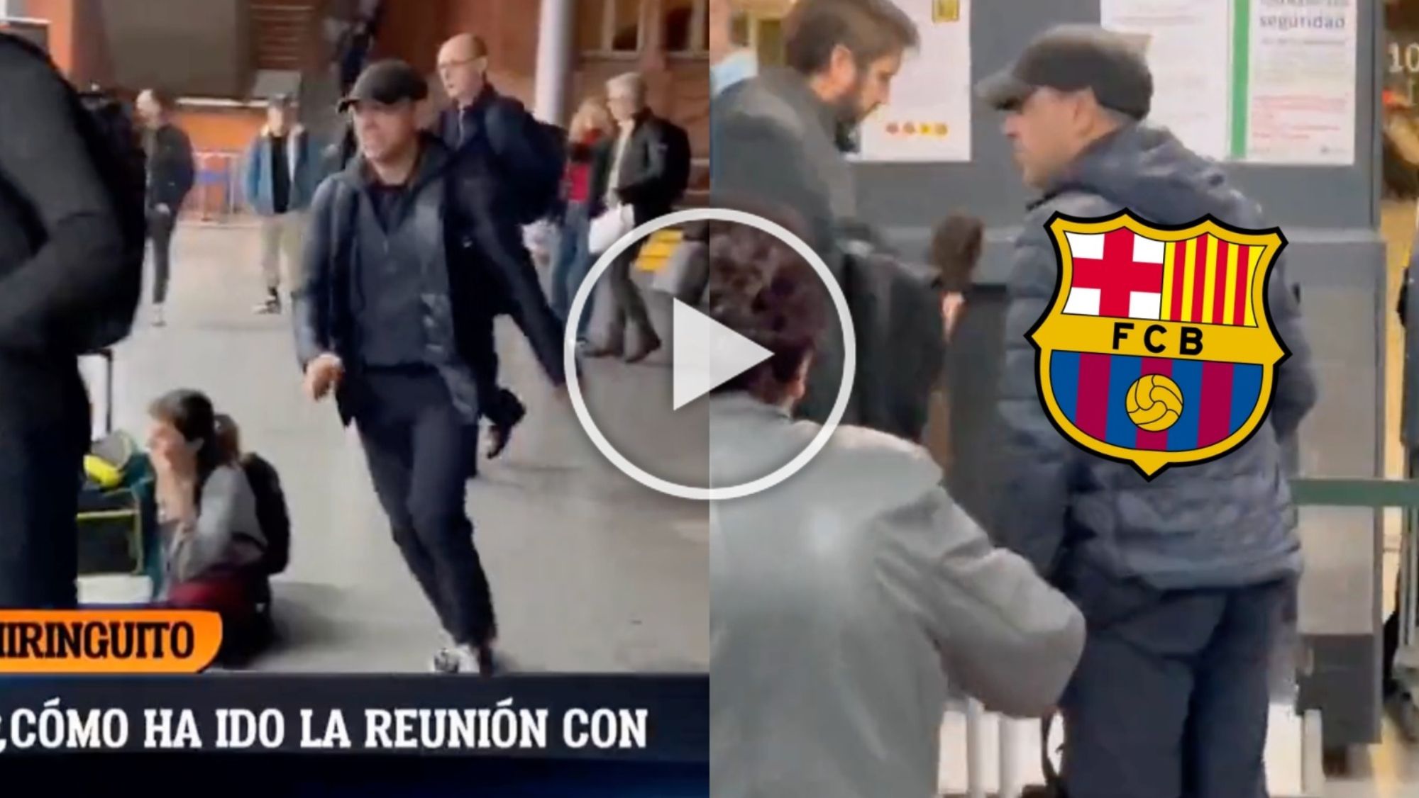 Xavi Hernández ha sido pillado saltándose la cola del tren