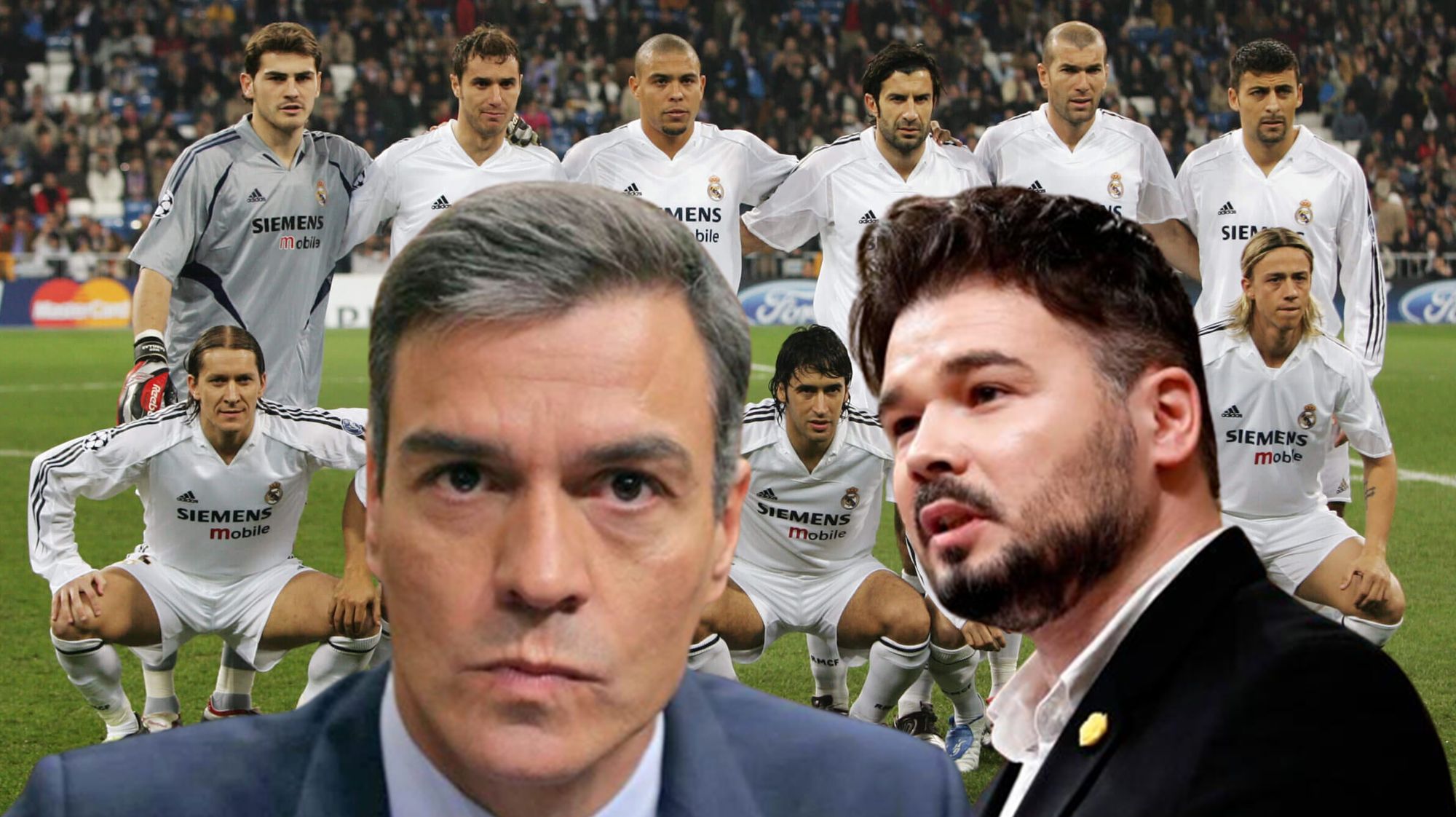 El ex del Real Madrid que ataca a Rufián por la investidura de Sánchez: "Muy chulito"