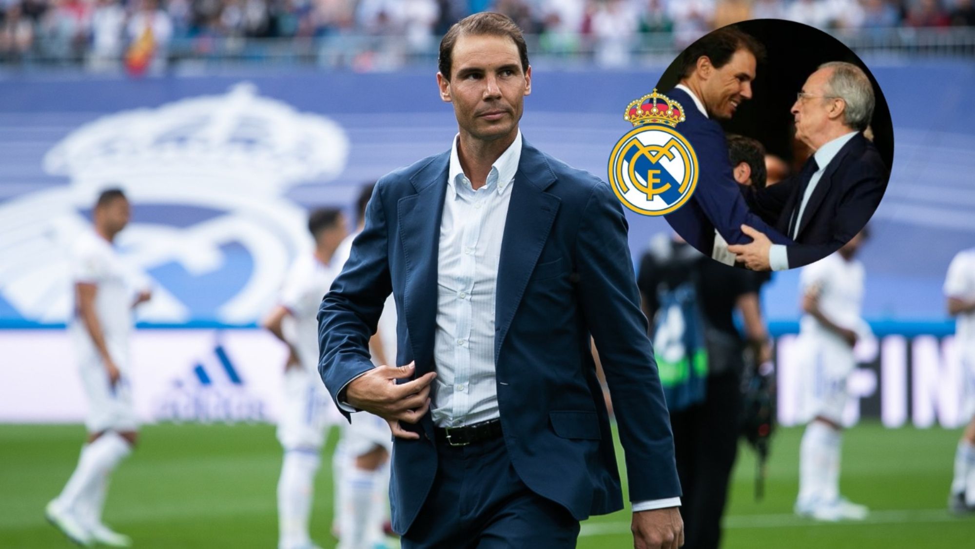 Rafa Nadal se postula para ser el próximo presidente del Real Madrid Rafa Nadal se postula para ser el próximo presidente del Real Madrid