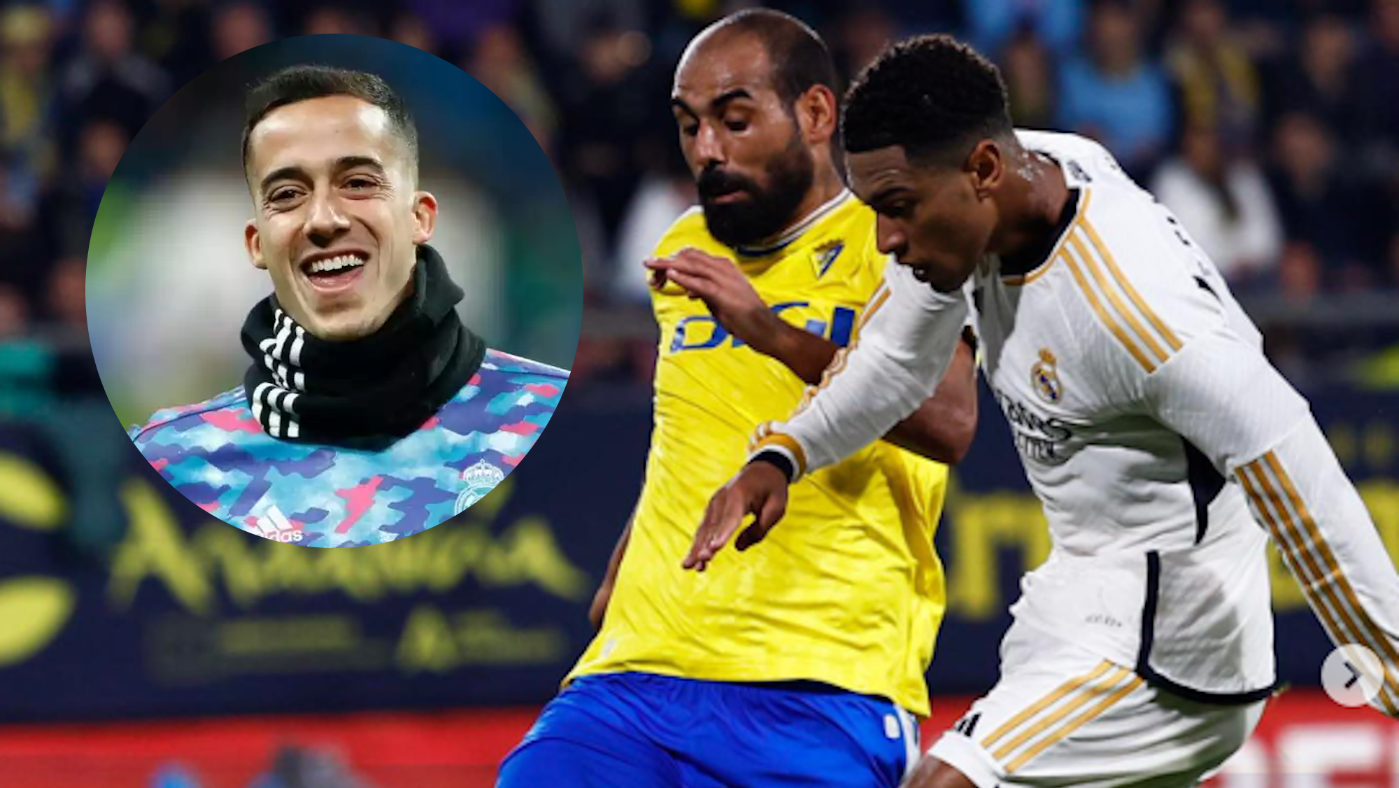 La broma de Lucas Vázquez a Bellingham que arrasa en redes tras cambiar su corte de pelo