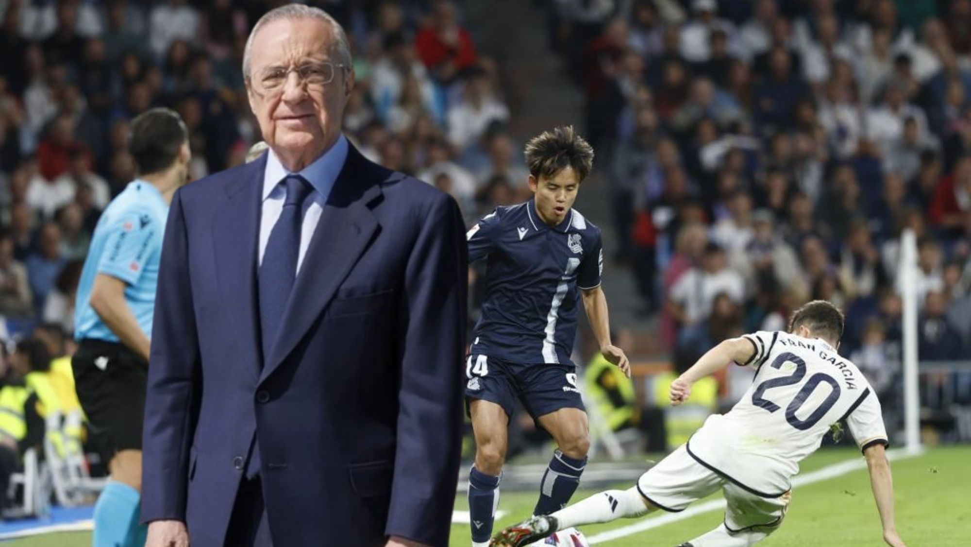 La reacción de Florentino a la vuelta de Take Kubo al Real Madrid: "No hay p..."