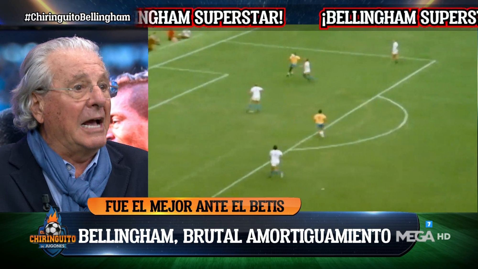 D’Alessandro se pone serio en El Chiringuito y le compara con Bellingham  va a traer cola D’Alessandro se pone serio en El Chiringuito y le compara con Bellingham  va a traer cola