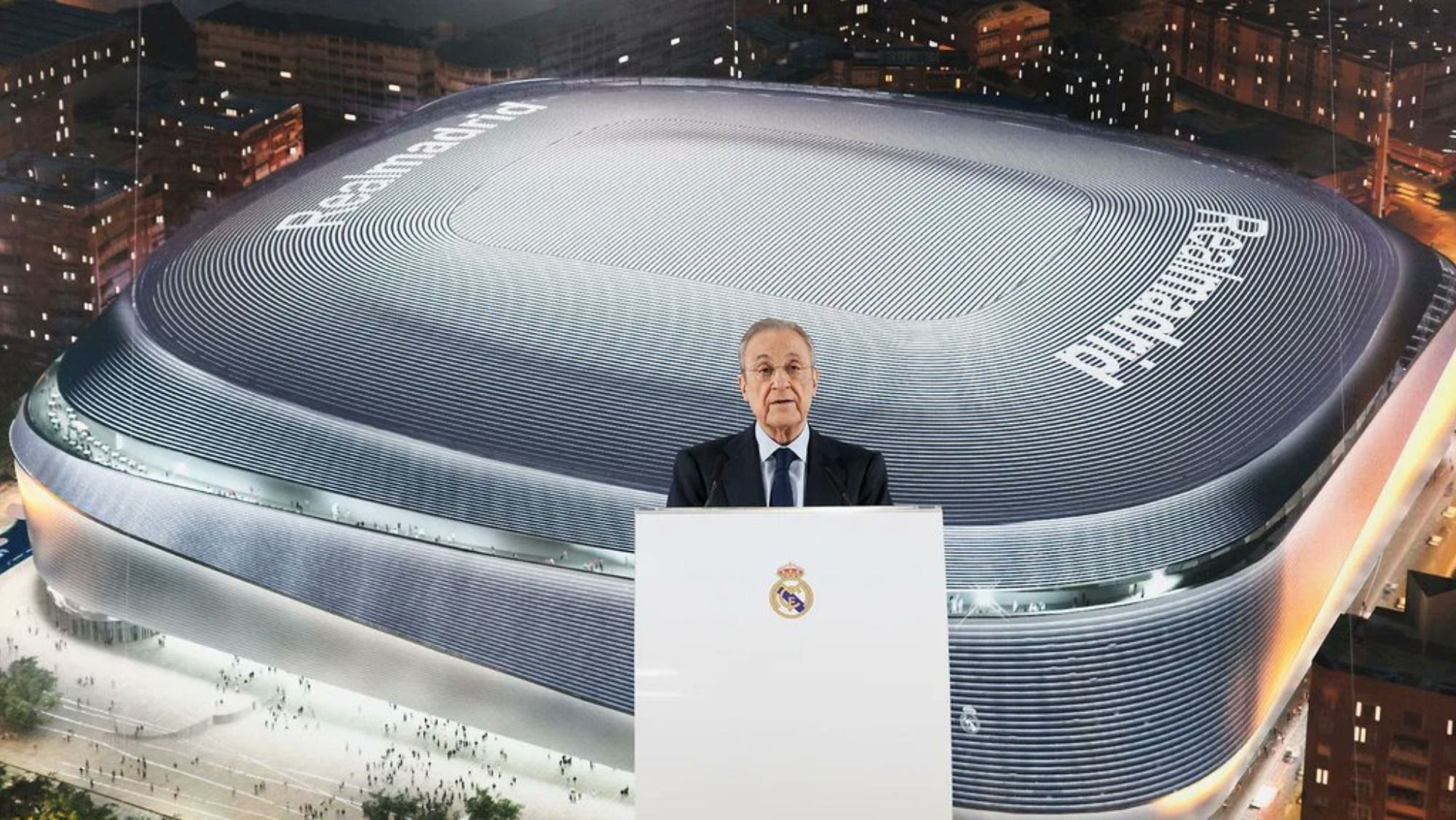 Al descubierto la imagen de cómo quedará por fuera el nuevo Bernabéu: impresiona
