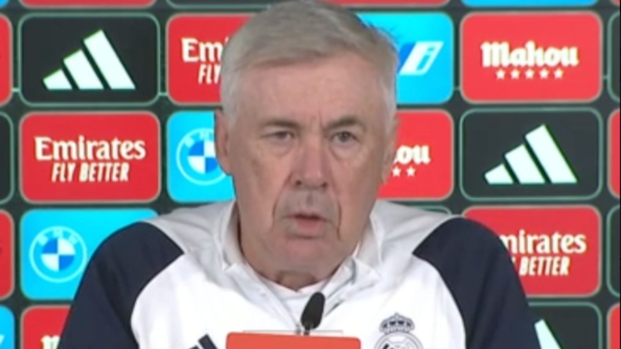 Ancelotti en rueda de prensa