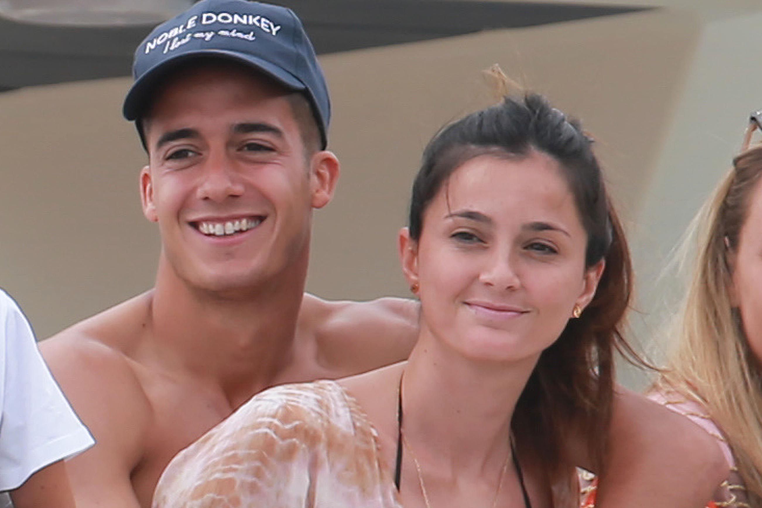 Lucas Vázquez y su mujer Maca Rodríguez