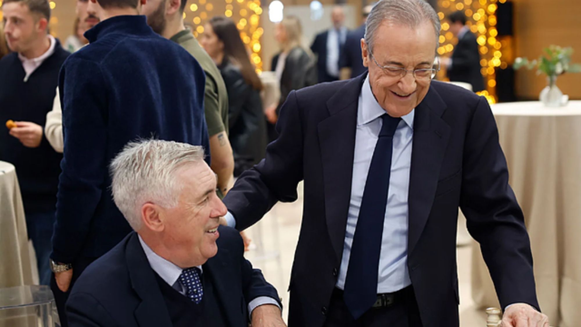 Ancelotti, tras la renovación, fue al despacho de Florentino y se lo dijo a la cara Presi, hay q