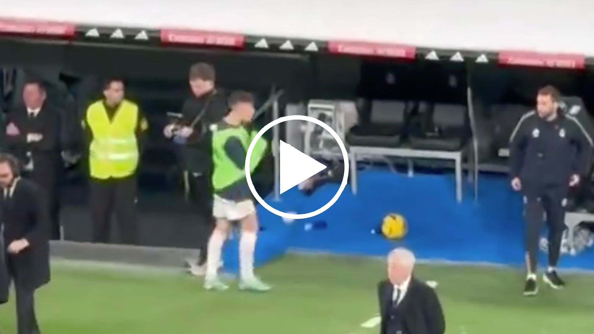 No se vio en TVel vídeo de Arda Güler cuando Ancelotti le dijo que no iba a jugar