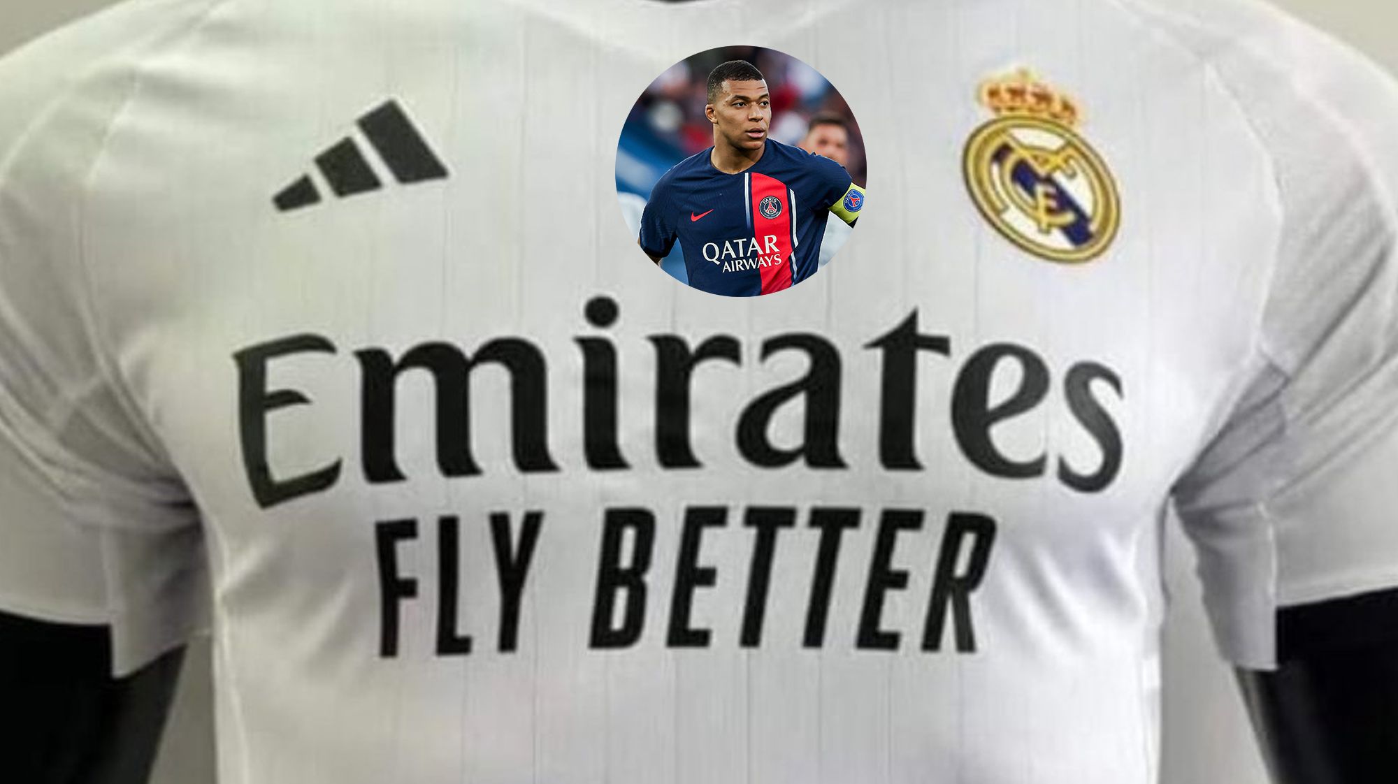 Se filtra la camiseta del Real Madrid del año que viene: puede llevarla Mbappé