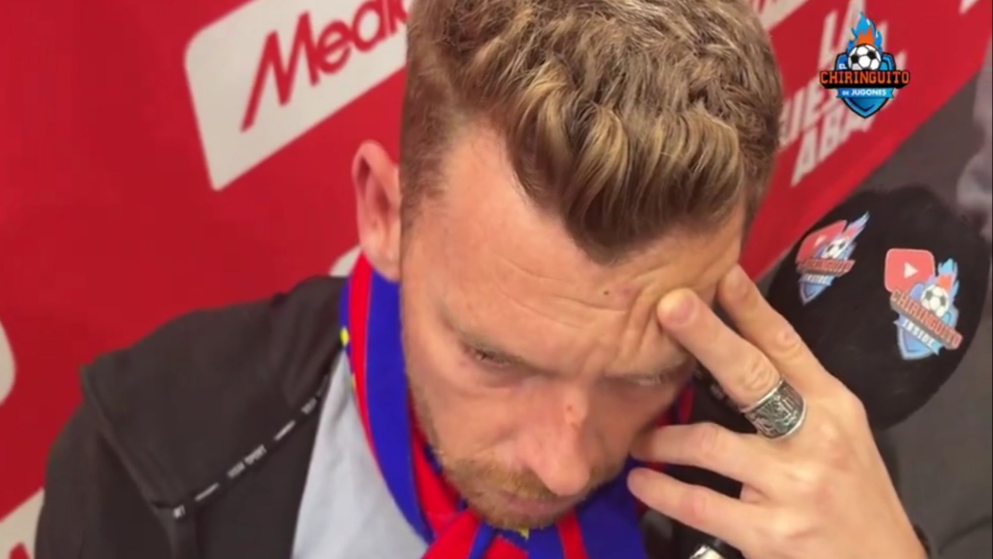 Jota Jordi, al borde de las lágrimas con la goleada del Real Madrid al Barça en la final