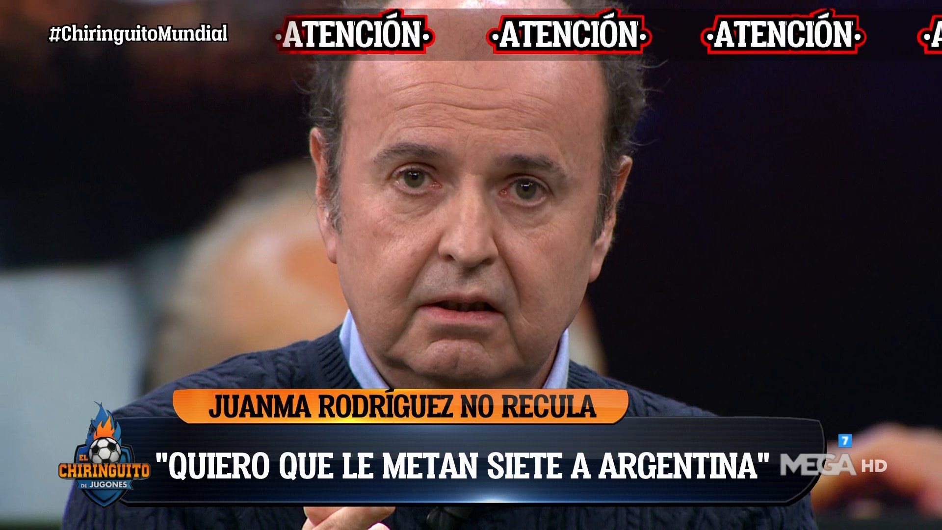 Juanma Rodríguez no pasó ni un tipo de crítica Juanma Rodríguez no pasó ni un tipo de crítica
