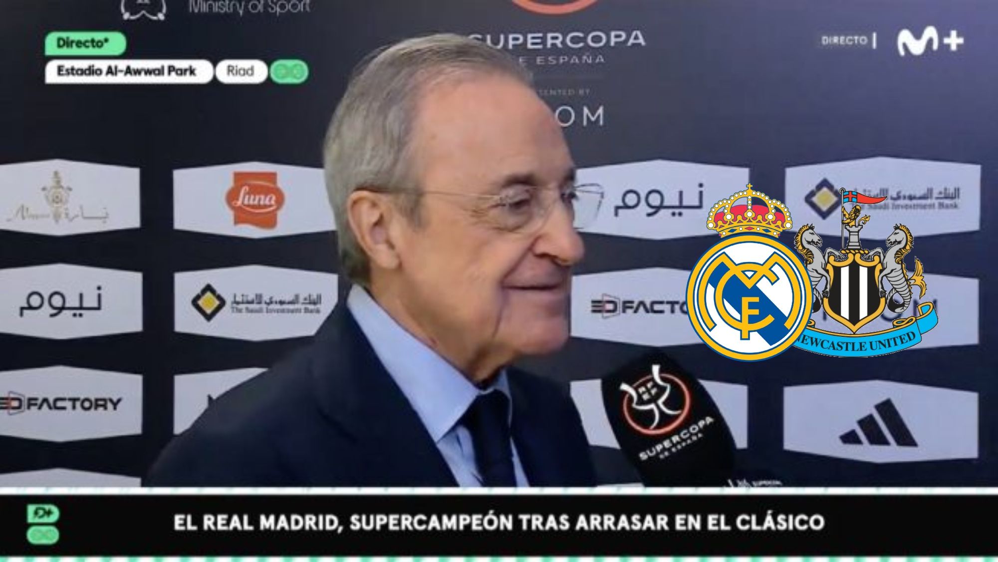 Del Real Madrid al Newcastle por 70 millones y lanza un nuevo guiño   El Bernabéu...