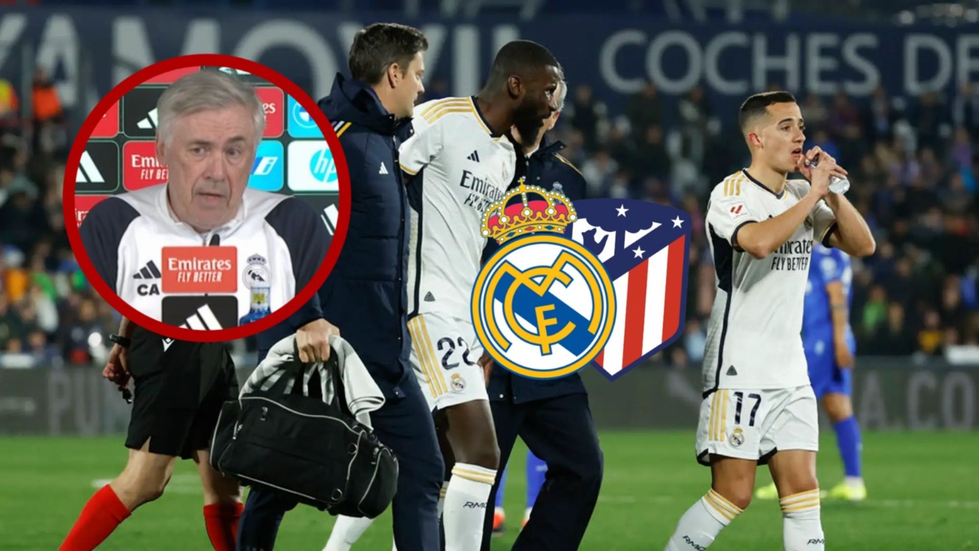 Ancelotti responde si Rüdiger va a jugar el derbi contra el Atlético Es un g...
