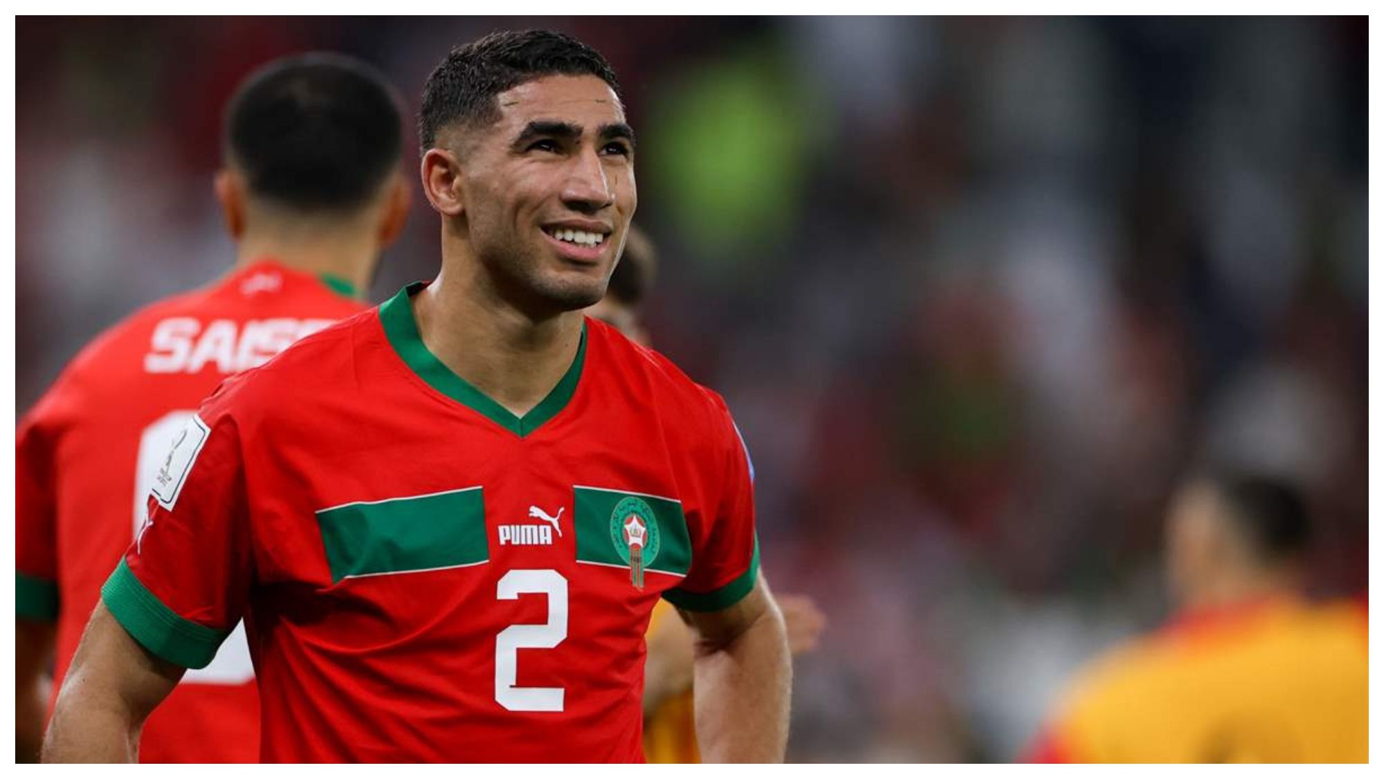 Achraf Hakimi con Marruecos