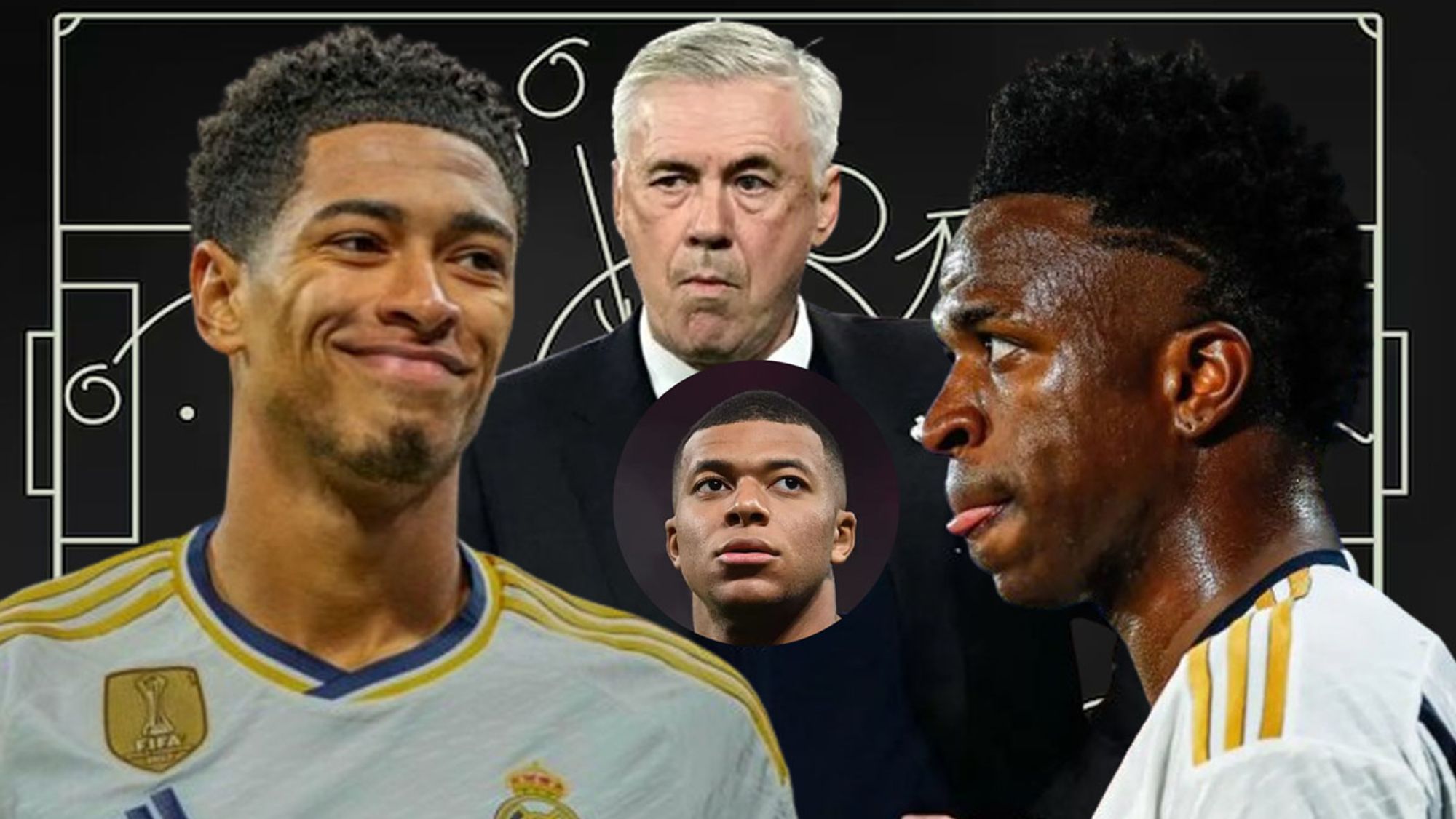 El cambio que tiene decidido Ancelotti con Vinicius y Bellingham por Mbappé El cambio que tiene decidido Ancelotti con Vinicius y Bellingham por Mbappé