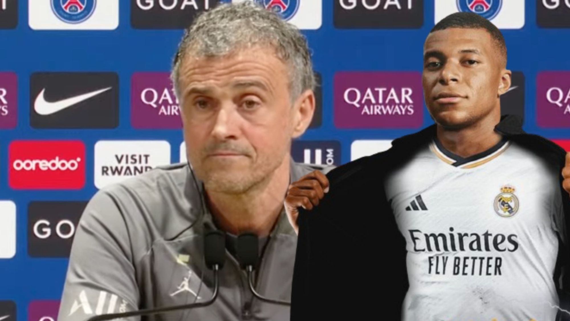 Luis Enrique se pronuncia sobre la salida de Mbappé al Real Madrid Voy a dar mi opinión...