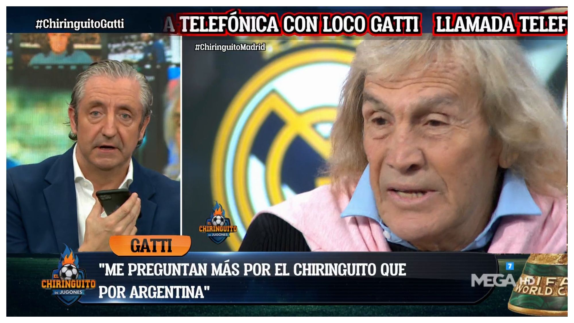 Josep Pedrerol y el Loco Gatti