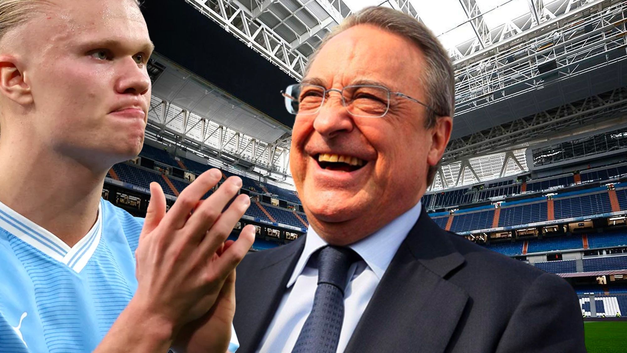 Florentino, sobre Haaland y el Barça: 2 palabras pero muy contundentes