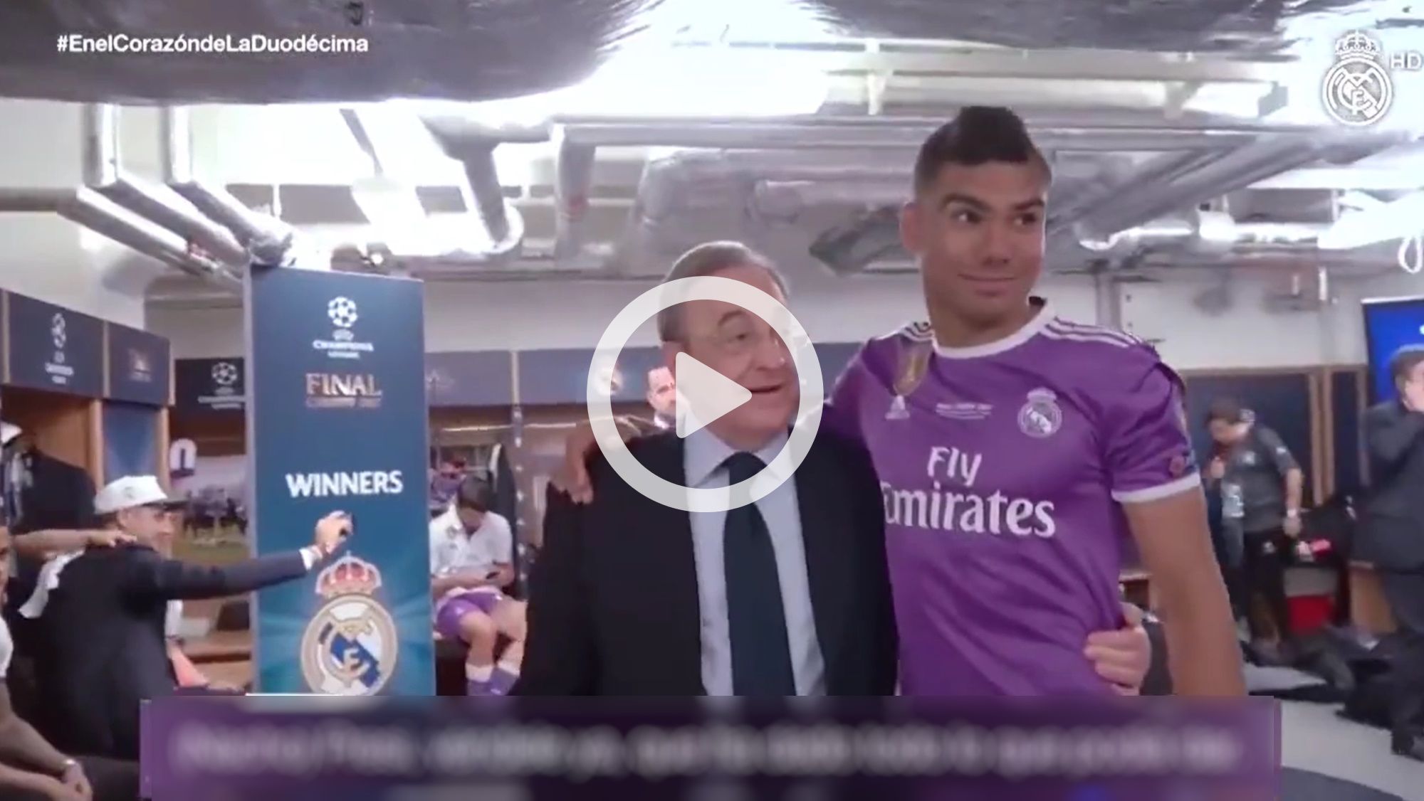 La frase en el vestuario sobre Casemiro que Florentino cumplió después