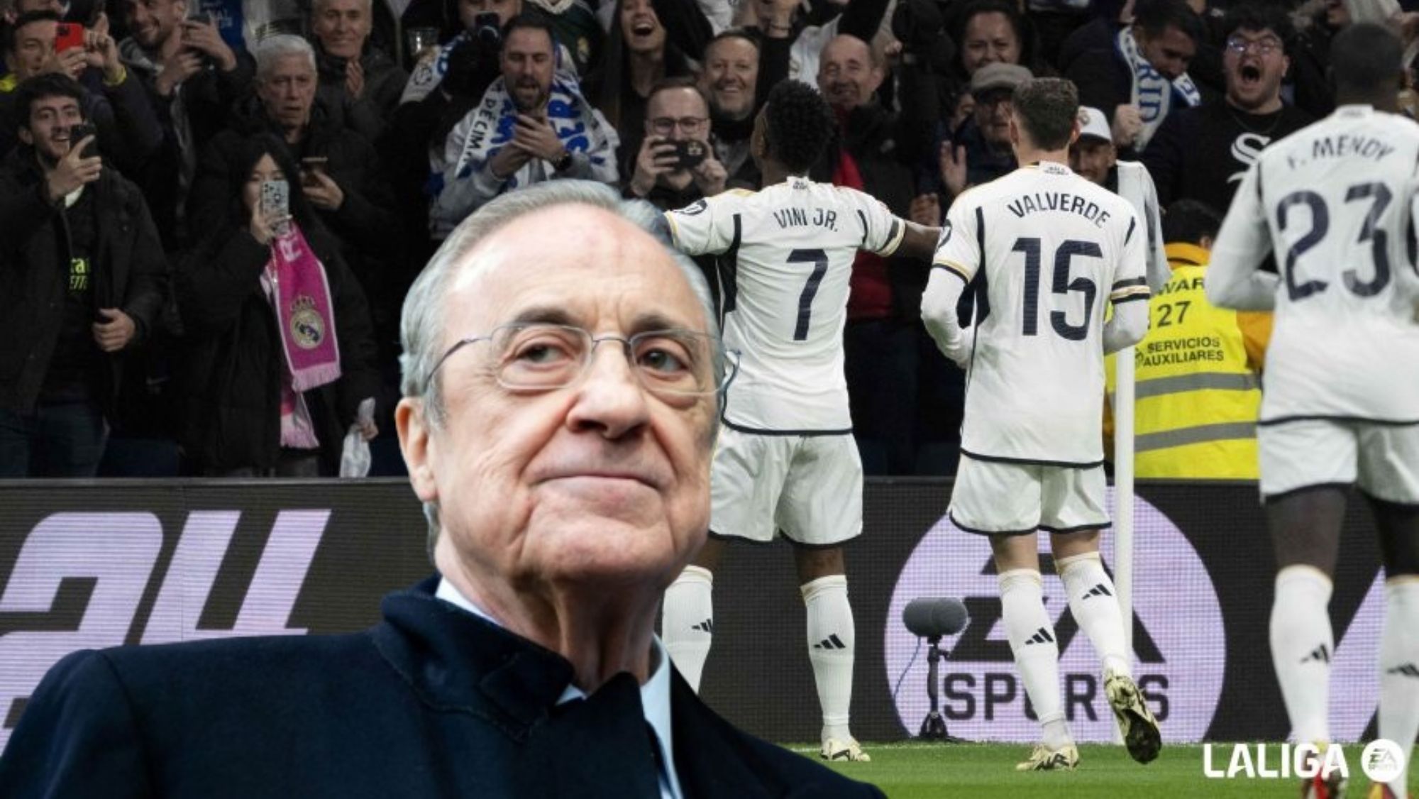 Florentino lo sigue muy atento