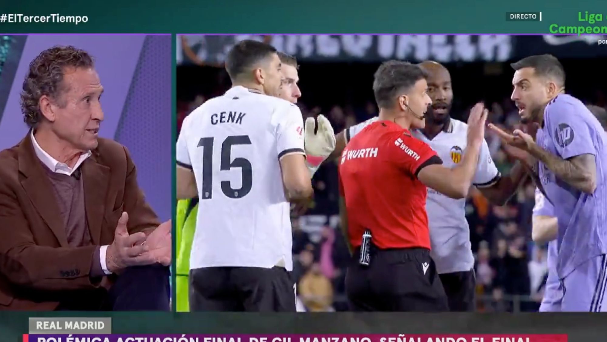 Jorge Valdano, irritado como nunca por el lio de Gil Manzano en Mestalla   Esto es una...