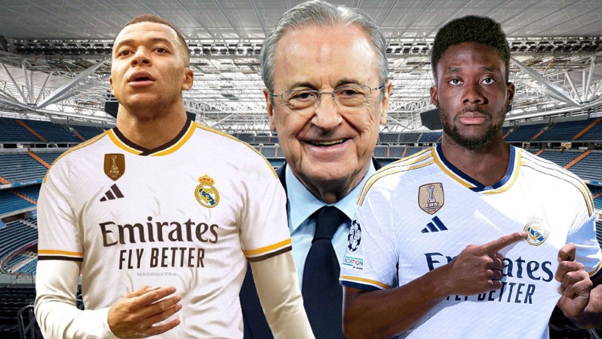 Florentino no descansa: la sorpresa que prepara para el Madrid tras Mbappé y Davies