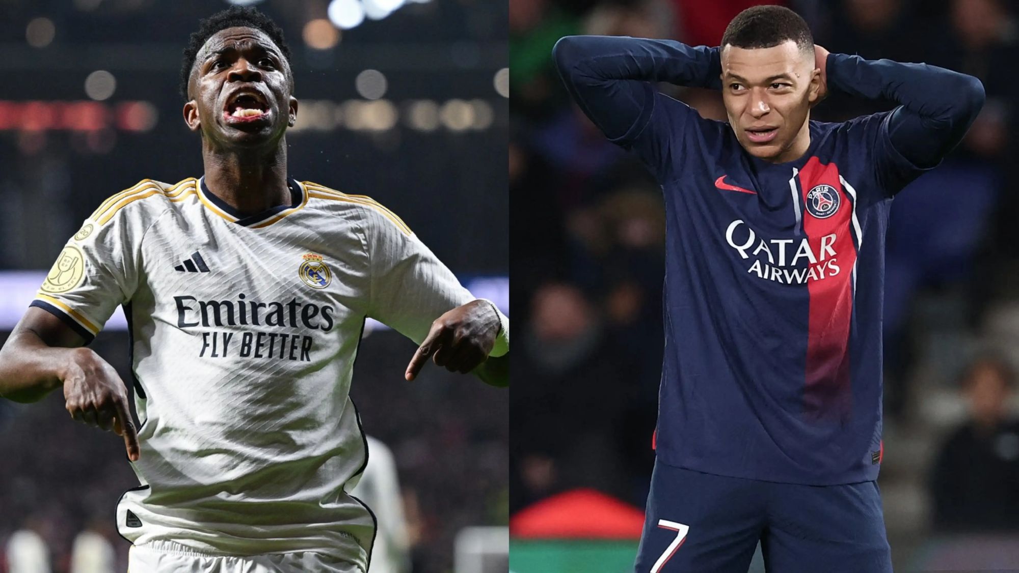 Vinicius Jr supera a Mbappé Vinicius Jr supera a Mbappé