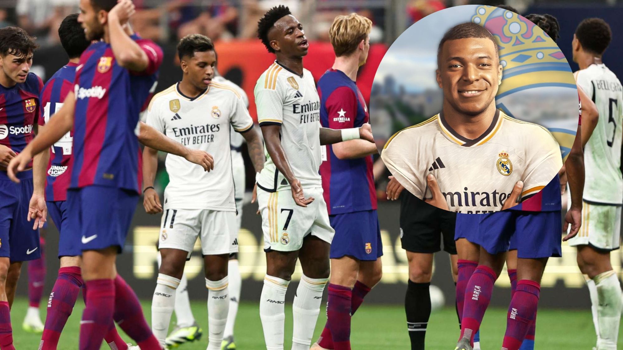 El jugador del Barça que ha anunciado el fichaje de Mbappé por el Real Madrid Yo... El jugador del Barça que ha anunciado el fichaje de Mbappé por el Real Madrid Yo...