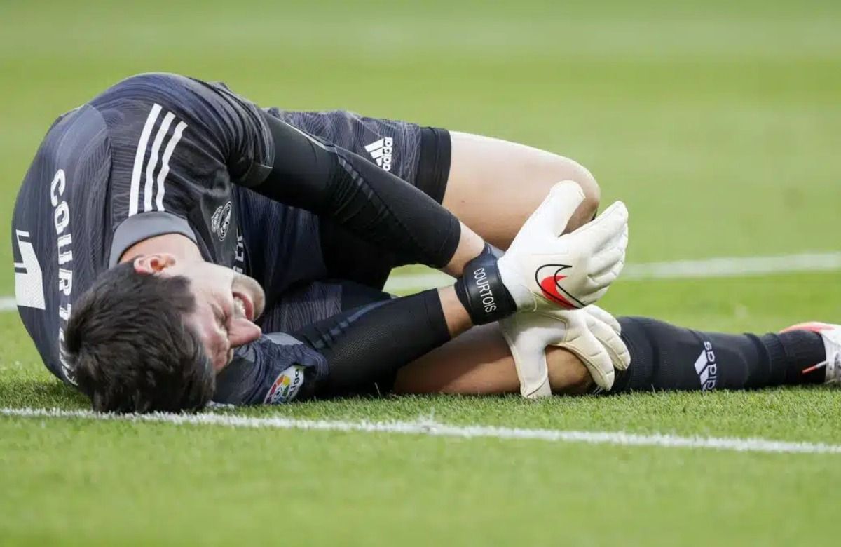 Courtois se lesiona otra vez cuando estaba recuperado: bombazo en el Real Madrid