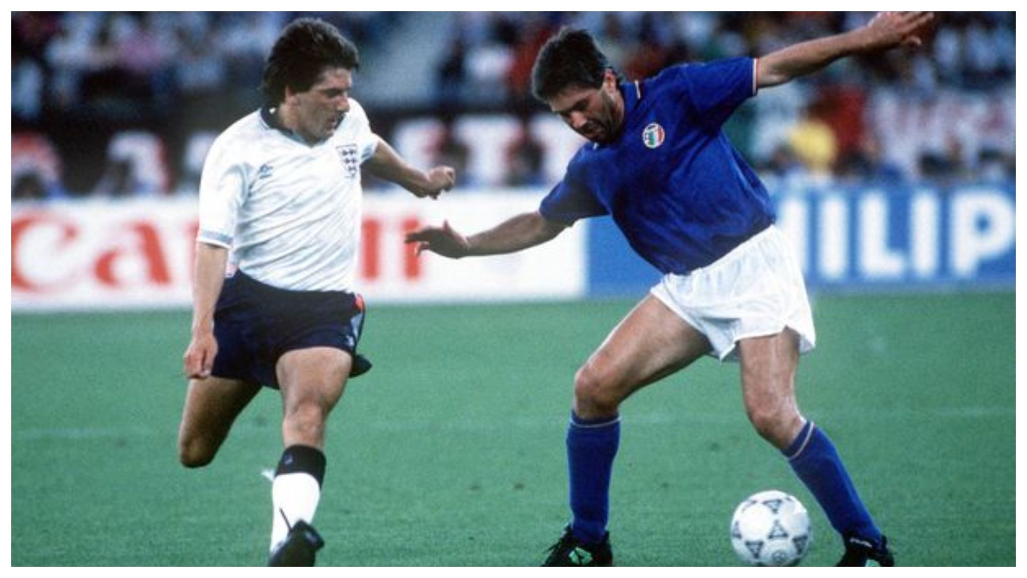 Carlo Ancelotti en su etapa como futbolista