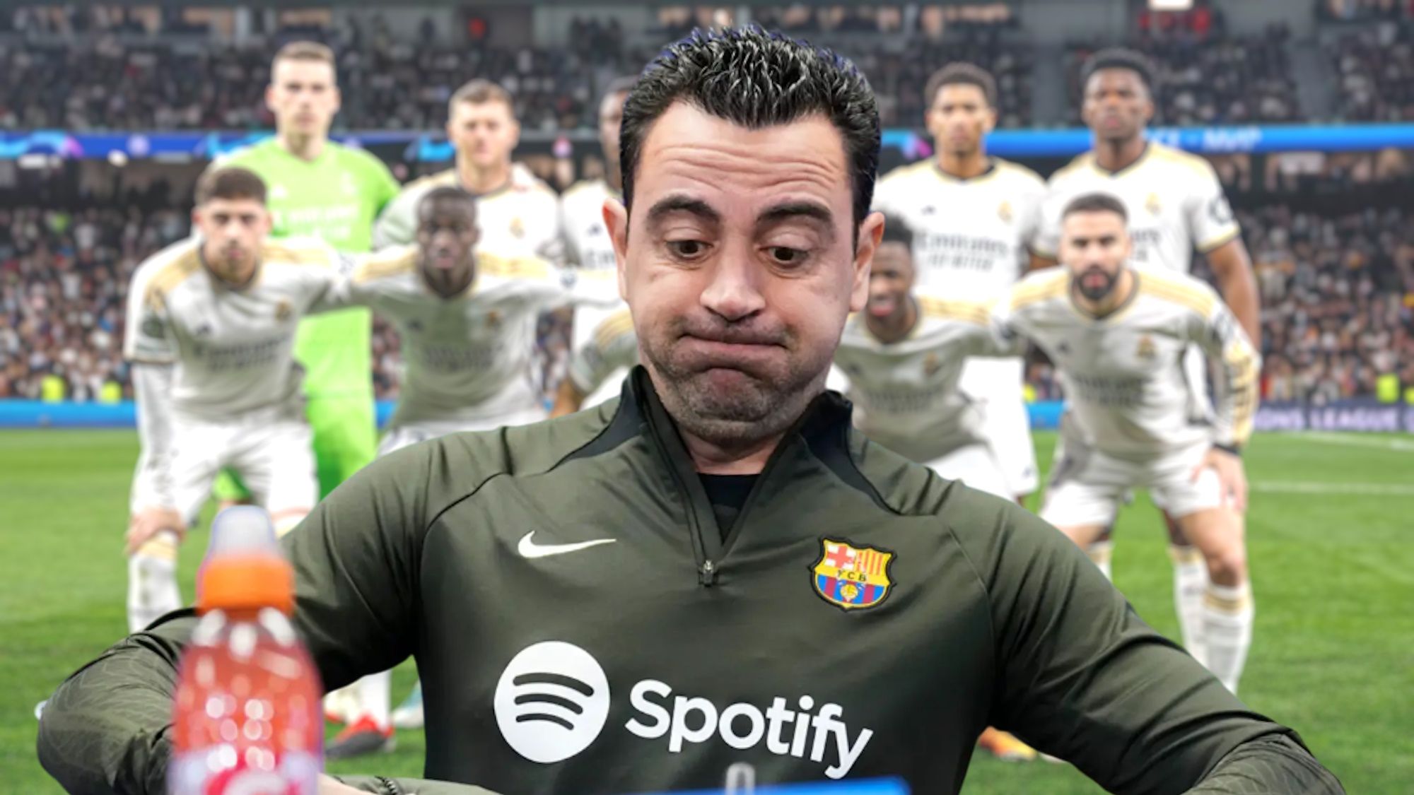 Xavi, retratado por un crack del Real Madrid en una entrevista desmonta su teoría en 20 segundos