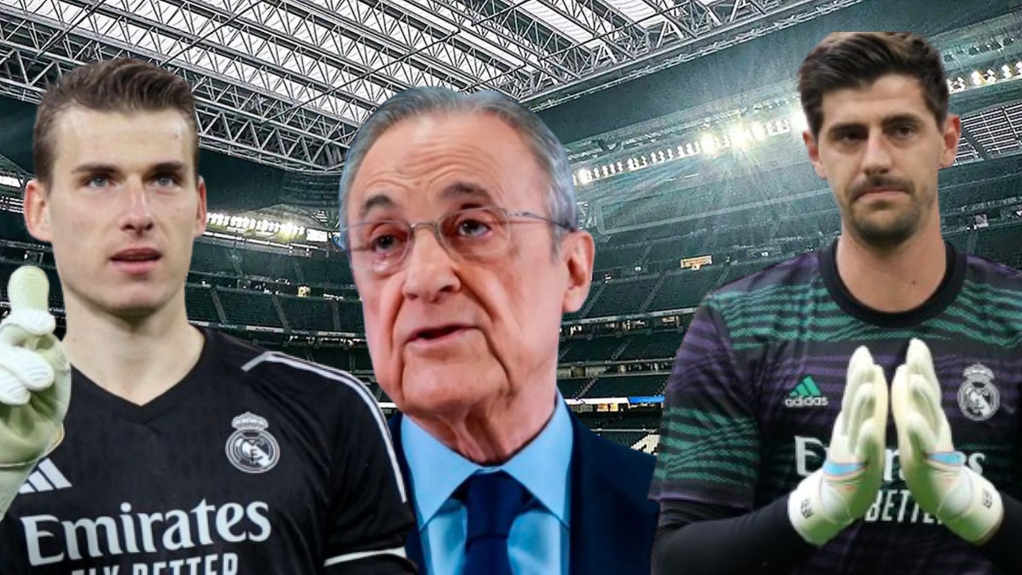 Lunin puede dar la sorpresa tras la lesión de Courtoisadiós al Real Madrid