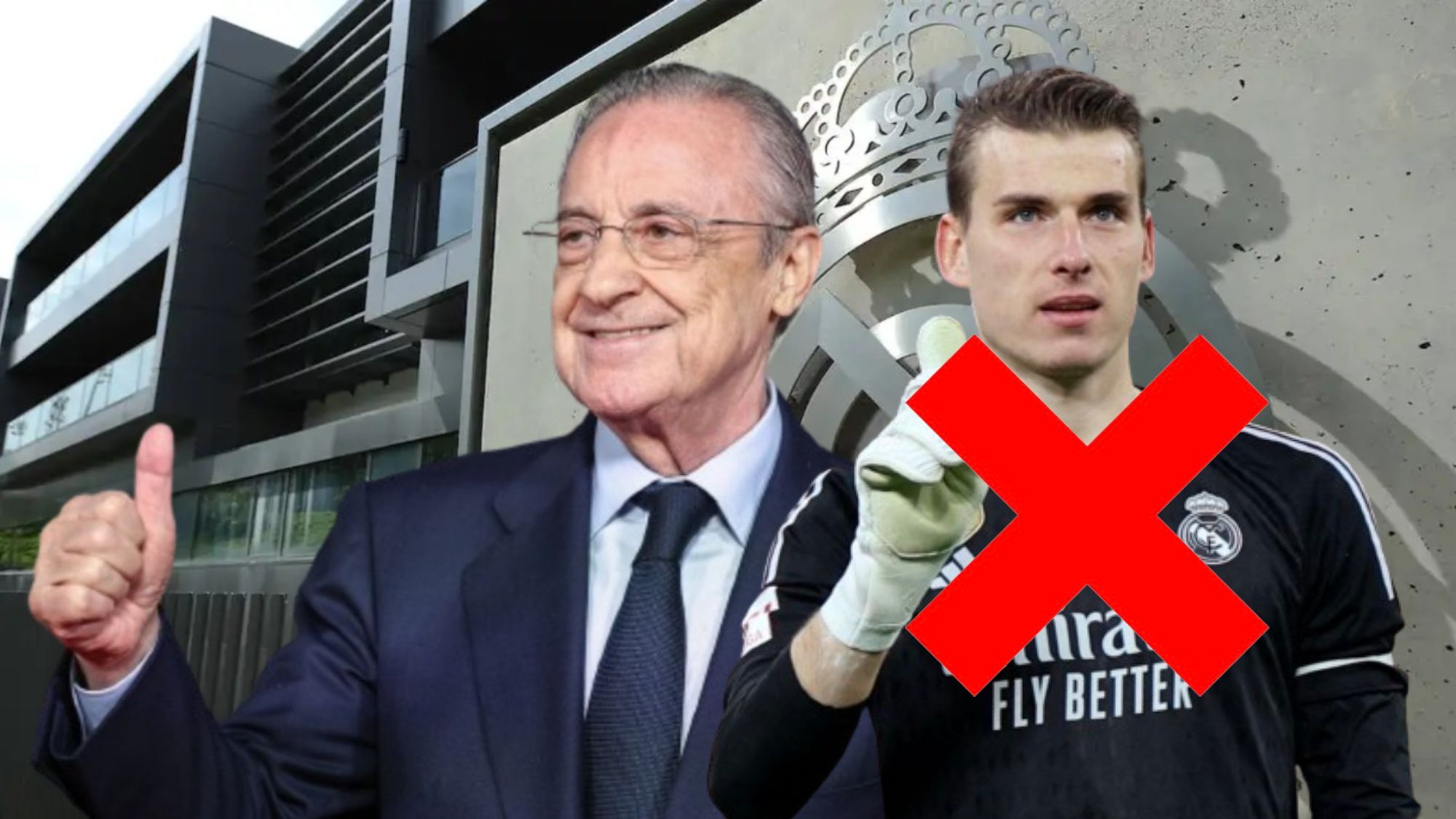 Florentino tiene en la recámara un portero inesperado si Lunin no renueva