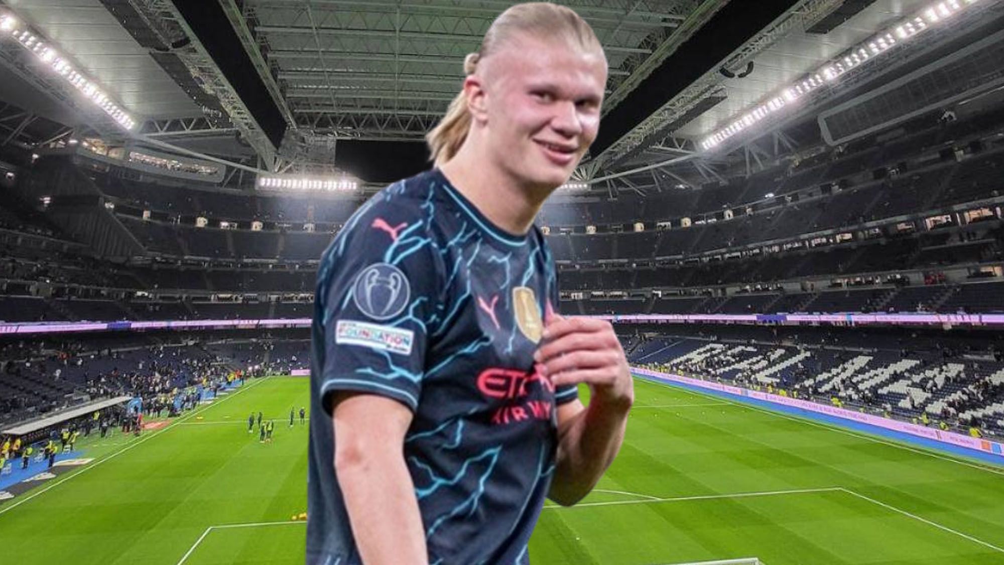 El curioso gesto de Haaland saliendo del Bernabéu que nadie vio en TV: lo tiene claro El curioso gesto de Haaland saliendo del Bernabéu que nadie vio en TV: lo tiene claro