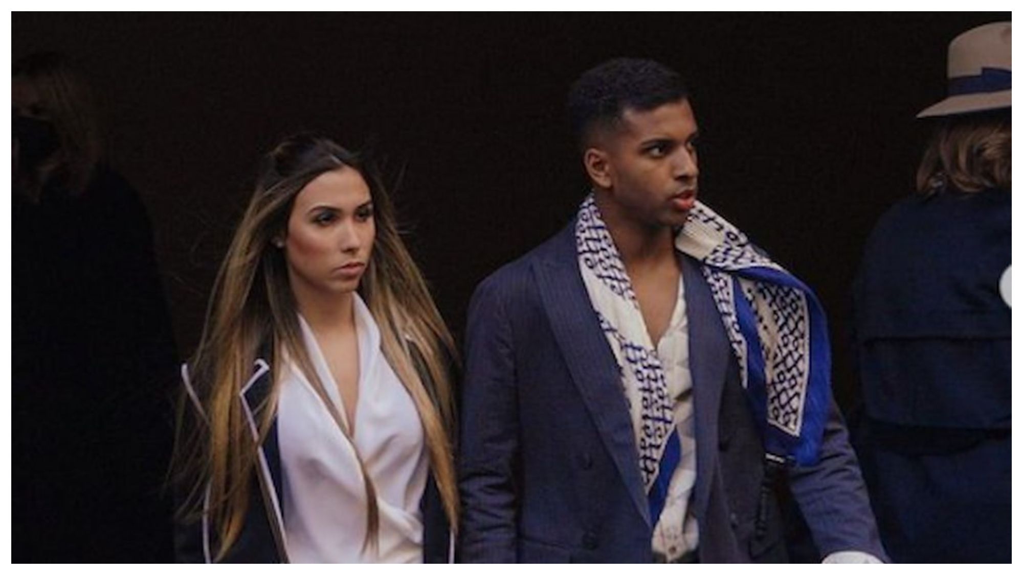 Luana y Rodrygo durante su relación Luana y Rodrygo durante su relación