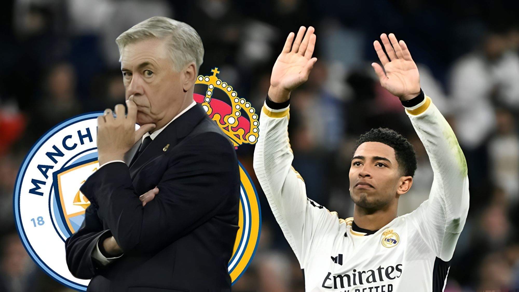 Ancelotti se fue a por Bellingham y se lo dijo a la cara tras el partido contra el City: "Vas..."
