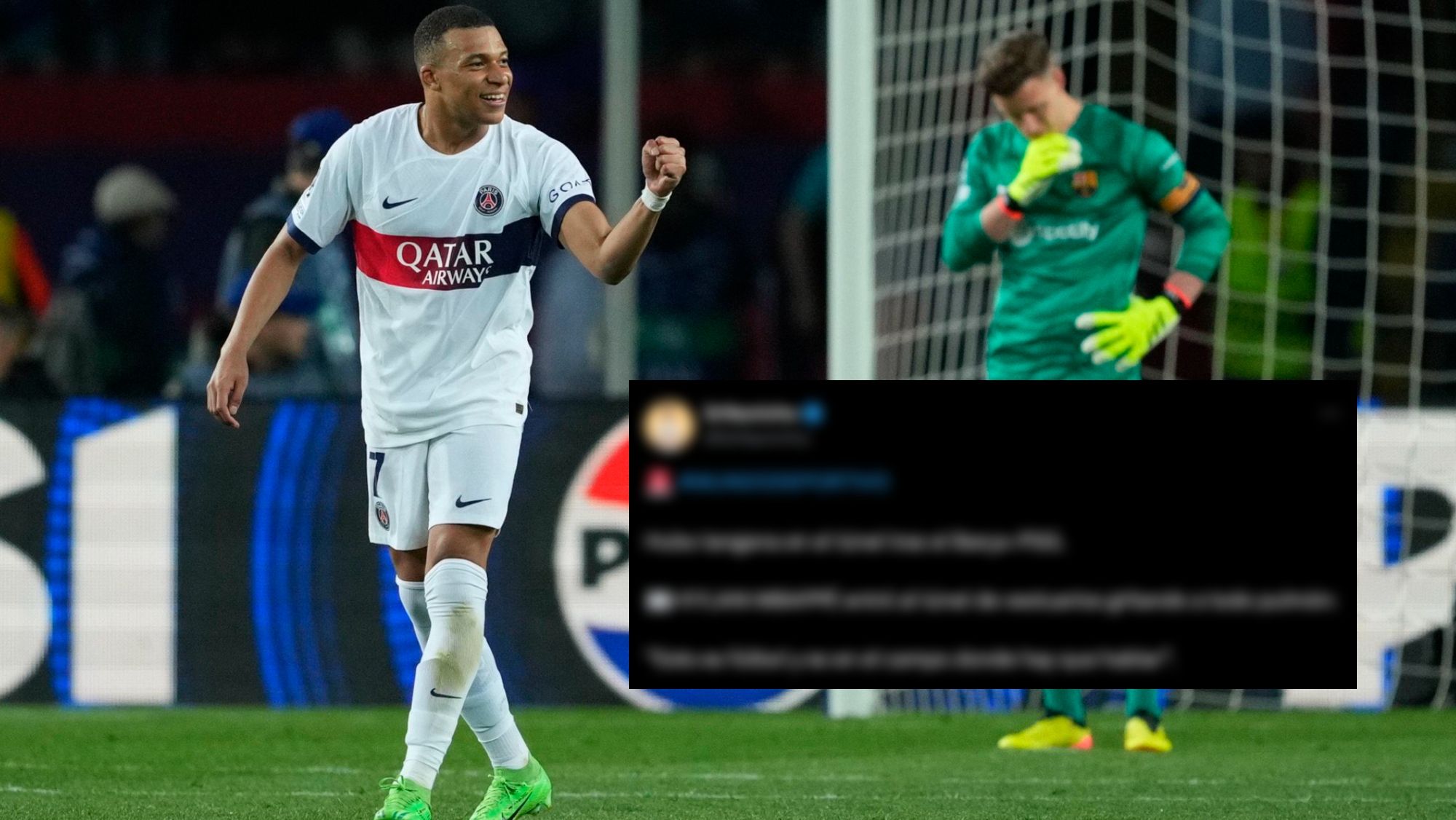 Mbappé ya se 'anuncia' como madridista y se fue a por los jugadores del Barça Aquí...