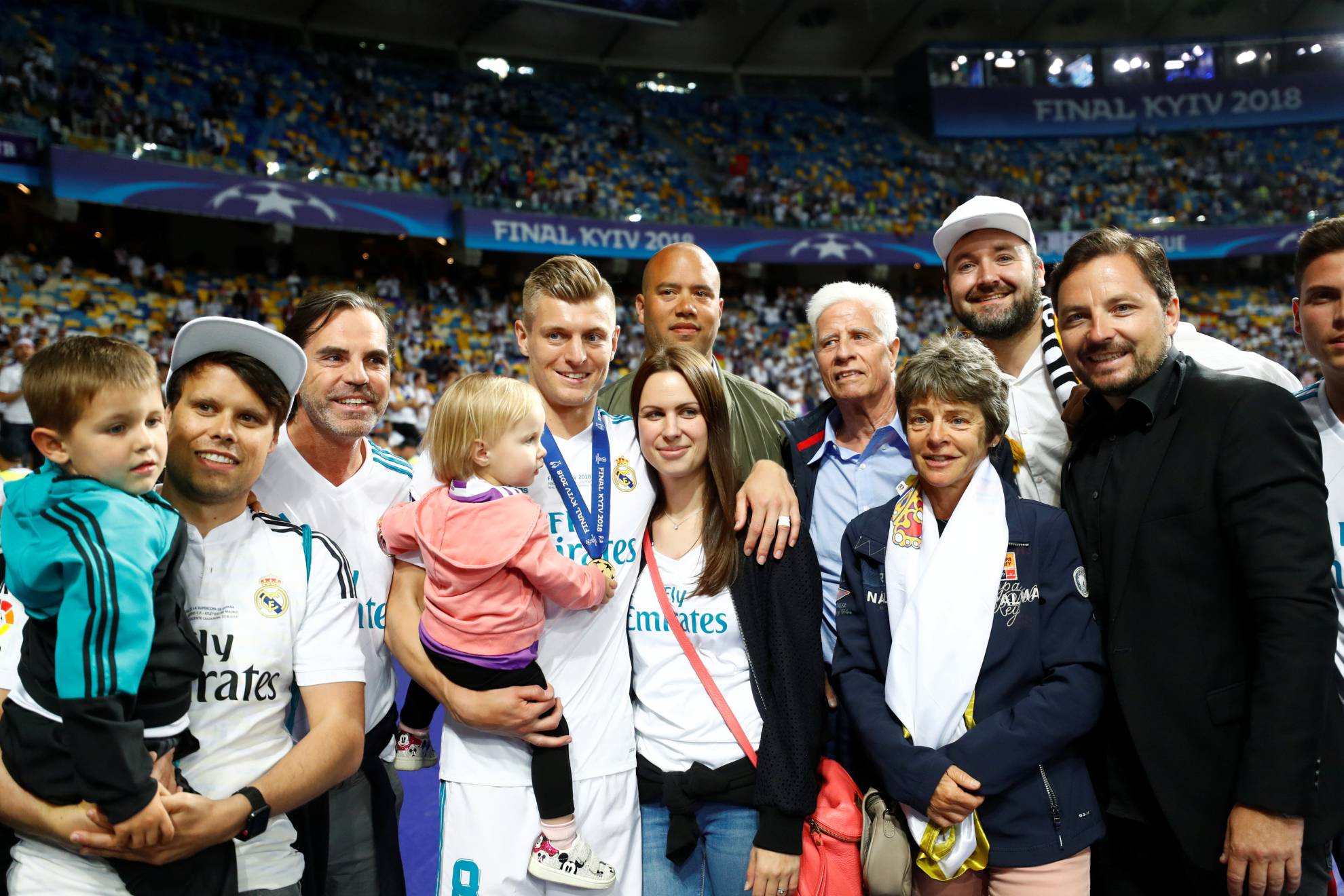 La familia de Toni Kroos al completo