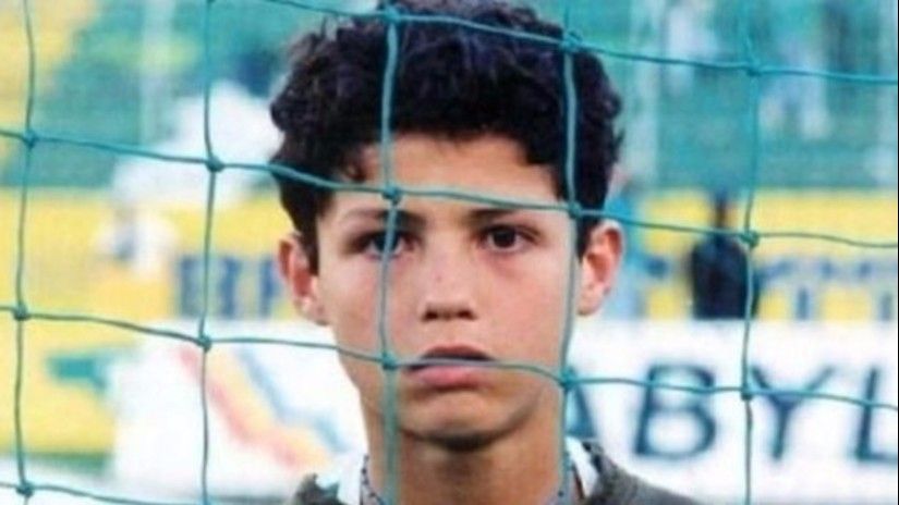 Cristiano Ronaldo cuando era un niño 