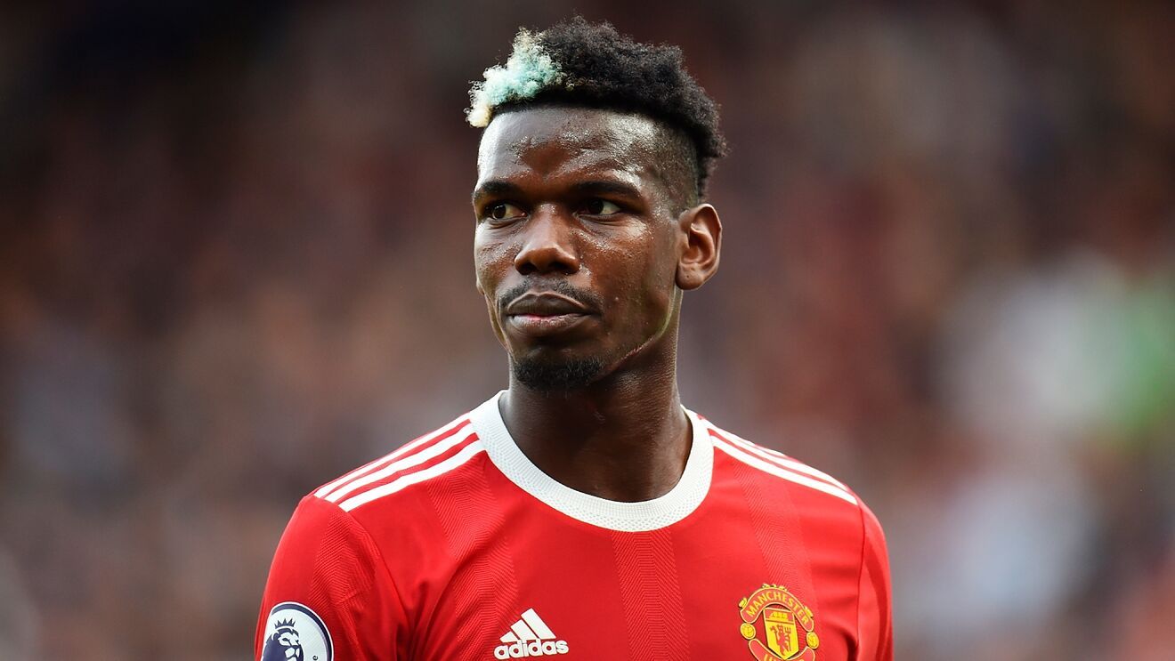 Paul Pogba con el Manchester United