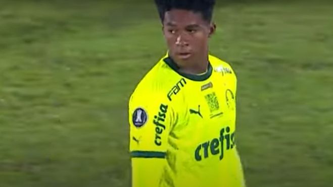 Endrick con el Palmeiras
