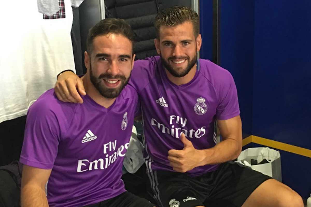 Nacho Fernández y Dani Carvajal