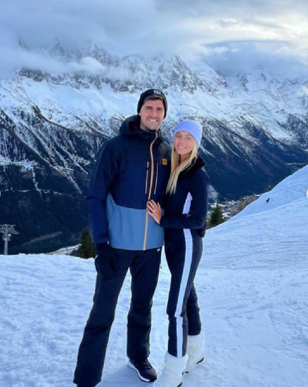 Thibaut Courtois y Mishel Gerzig Thibaut Courtois y Mishel Gerzig